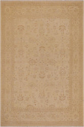 handmade Traditional Kafkaz Beige Beige Hand Knotted RECTANGLE 100% WOOL area rug 9 x 12